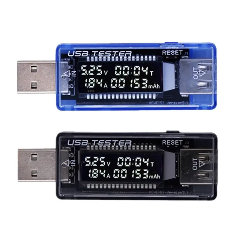 Hot Display Digital USB multifunction tester 3V-30V Mini Carregador de Tensão Atual Tester Capacidade USB poder Médico metros do banco