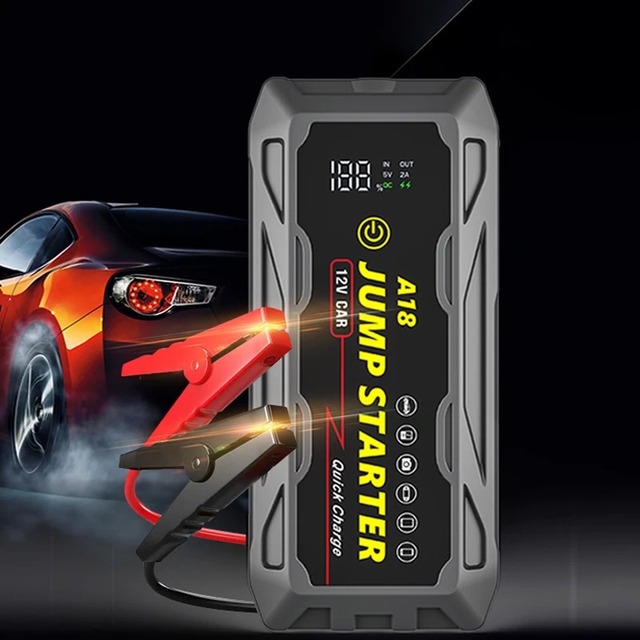 Factory Price 12V 37000mAh Portable Car Truck Jump Starter Power Bank Flashlight 2000A Peak Current IP66 Rated CE ROHS FCC