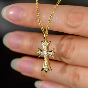 Collana con Ciondolo in Stile Vintage per Donne, Gioiello Scintillante con Pavé, Moda per Uso Quotidiano, Idea Regalo - Product Image 5