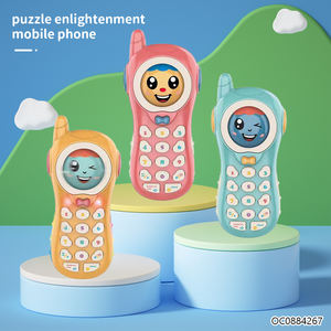 12 pièces éducatif bébé enfants jouet musical téléphone portable intelligent avec lumière - Product Image 2