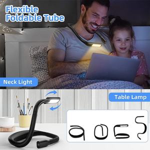 Lampe de lecture LED sans fil rechargeable à logo personnalisé, flexible, pour le cou, protection des yeux, vente en gros pour chambre à coucher - Nouveauté 2025 - Product Image 3