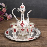 Service à thé de luxe Qian Hu, grande capacité, style européen, cafetière/théière, design moderne et simple, vaisselle de haute qualité pour les hôtels