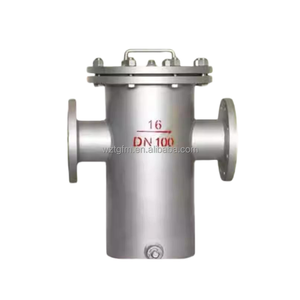 Filtre à panier en acier inoxydable SS304 utilisé pour les milieux faiblement corrosifs dans l'<span class=keywords><strong>eau</strong></span> du <span class=keywords><strong>robinet</strong></span> et les eaux usées municipales - Product Image 1