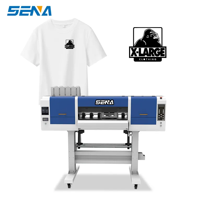 Machine d'impression automatique de T-shirt textile tissu sweat à capuche double buse Epson presse à chaud