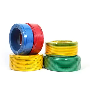 Single Core Copper Wire BV/BVR 1.5mm 2.5mm 4mm 6mm 10mm Wire And Cable For House