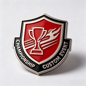 Zinc Alloy Soft Hard Enamel Lapel <b>Pin</b> Custom School Medal Scenic Brooch Event Souvenir <b>Badge</b> - Product Image 3