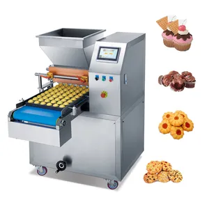 Volautomatische Chocoladeschilfers Walnoot Biscuit Maken Room Vulmachine Voor Cake