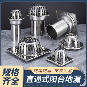 Canalón de Drenaje de Acero Inoxidable para Techo y Piso, Antiobstrucción, Fácil Instalación, Cubeta de Agua para Balcón, Tubería de 75/110/150 - Product Image 5