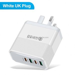 4-in-1 2USB <b>C</b> with 2USB Multi Port Charger <b>TYPE</b> <b>C</b> PD3.0 Travel Wall Charging Smartphone Universal <b>Adapter</b> - Product Image 5