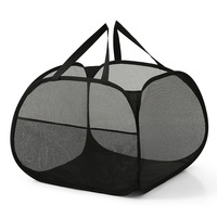 Panier à linge pliable en acier à grande capacité transfrontalière de 90 L, moderne et simple, grande ouverture pour le rangement des jouets et du linge sale