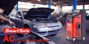 เครื่องกู้คืนน้ำยาแอร์อัตโนมัติ รุ่น 1234yf R1234YF & 134A Smartsafe AC519 อุปกรณ์บริการเครื่องปรับอากาศรถยนต์ 134 - Product Image 6