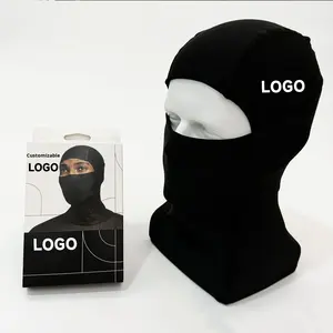 Máscara Facial Térmica Ligera <span class=keywords><strong>y</strong></span> Cortavientos para Otoño e Invierno, de Poliéster, Unisex, para Ciclismo, Esquí, Deportes al Aire Libre, Forro para Motocicleta - Product Image 1