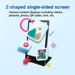 Minewtag ESL điện tử nhãn Kệ hiển thị kỹ thuật số và biển báo <span class=keywords><strong>LCD</strong></span> 10.<span class=keywords><strong>1</strong></span> inch Wifi BLE <span class=keywords><strong>LCD</strong></span> kỹ thuật số giá Tag cho video hình ảnh - Product Image 4