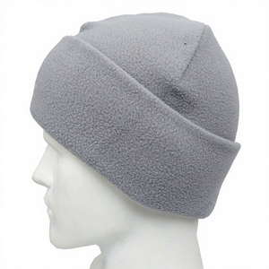 Bonnet personnalisé, créez votre propre bonnet <span class=keywords><strong>d</strong></span>'hiver pour homme et femme, bonnet uni en polaire à revers, bonnet de style skull pour homme et femme - Product Image 1