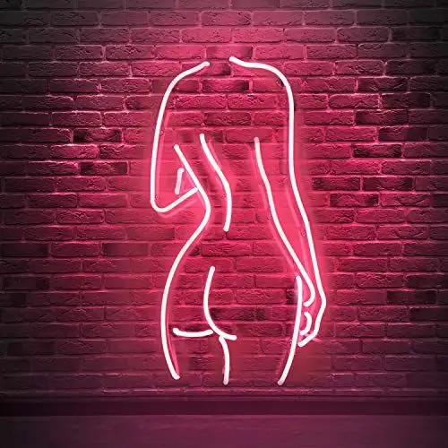 Yüksek kaliteli özel yumuşak led ev dekoratif yapma seks Neon işareti Led lamba