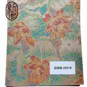 Floral Pattern <strong>Embroidery</strong> High Quality Art Bookbinding Polyester Satin Soft Cover <strong>Book</strong> with Fancy Coated Paper - Product Image 3