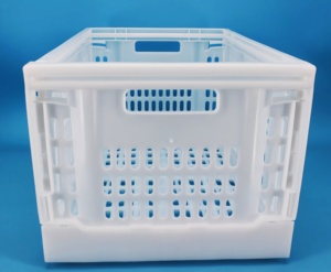Grands conteneurs <span class=keywords><strong>de</strong></span> manutention et <span class=keywords><strong>de</strong></span> stockage pour la logistique industrielle, caisses pliables et emboîtables en plastique pour légumes et <span class=keywords><strong>fruits</strong></span> - Product Image 3