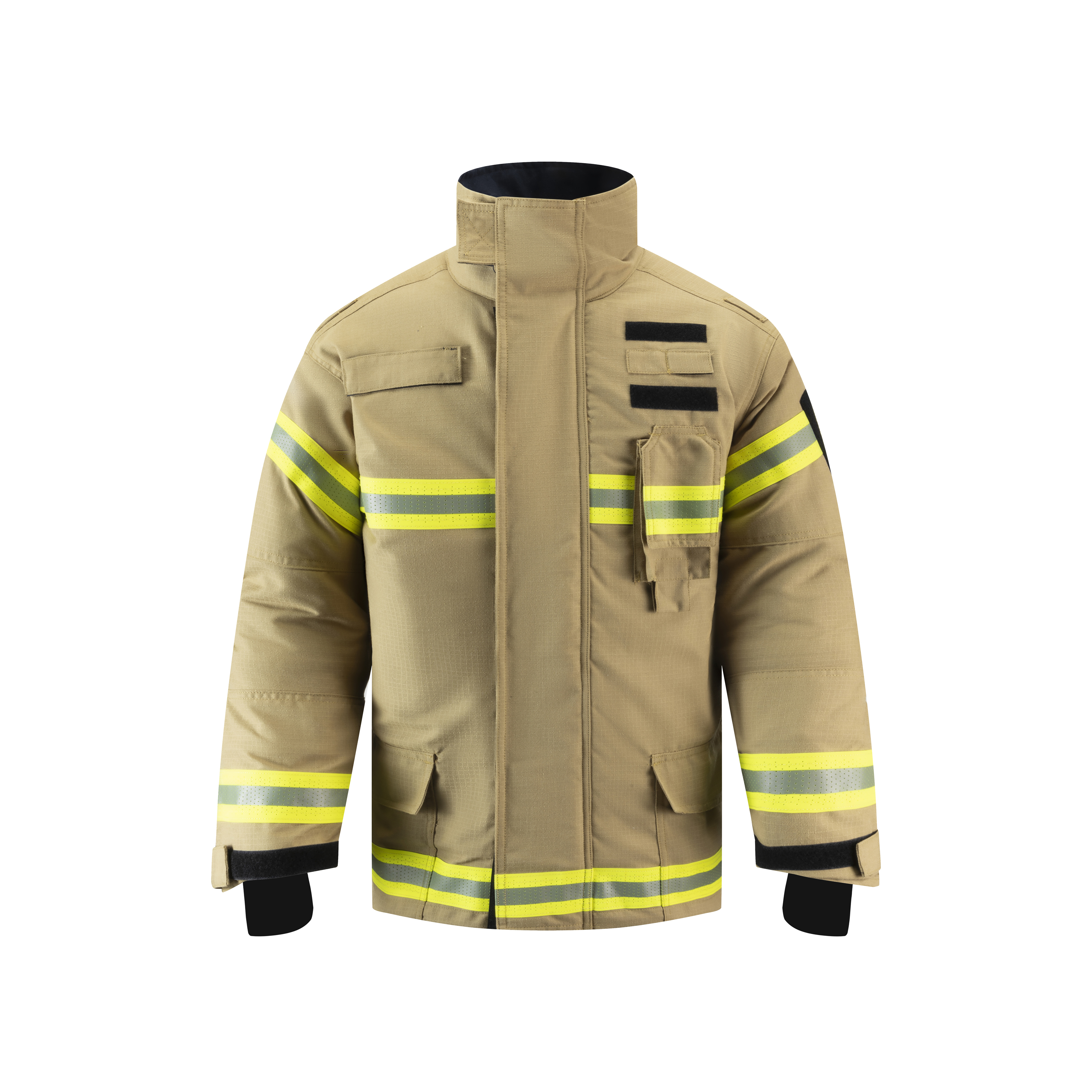 ジャケット・アウター BODY GUARD FIREMAN JACKET Men's sz L Body Guard Lion Apparel Nomex Crosstech