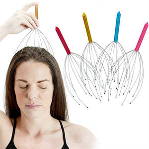 Top One Wholesale Good Quality Claw Handheld Head Massager Metal <b>Scalp</b> Massager Hair Massager For Stress Relief - Product Image 6