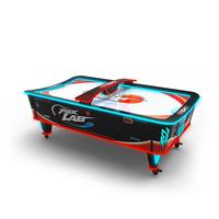 Table de jeu de hockey sur air personnalisable qui brille dans le noir, machine d'arcade interactive pour adultes et enfants