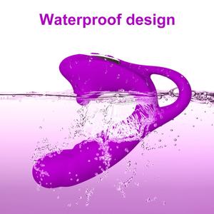 2 1 पहनने योग्य सिलिकॉन वयस्क खिलौना महिला जी-स्पॉट मस्सीर क्लिटोरिस चूसने उत्तेजक - Product Image 5