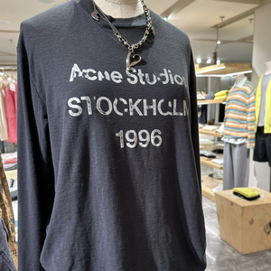 T-Shirt <span class=keywords><strong>di</strong></span> <span class=keywords><strong>Lusso</strong></span> in Cotone Vintage con Stampa Serigrafica Post-Lavaggio per <span class=keywords><strong>Uomo</strong></span> - Product Image 3