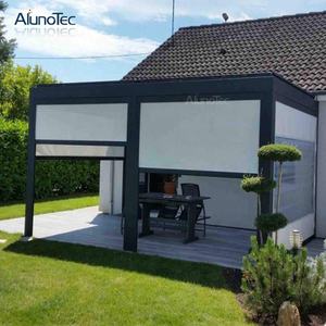 Stores occultantes motorisées à fermeture éclair AlunoTec sur mesure pour l'extérieur, pour patio, pour l'ombrage du soleil - Product Image 2