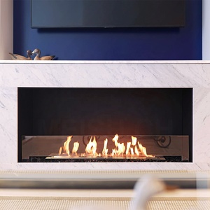 <span class=keywords><strong>Cheminée</strong></span> <span class=keywords><strong>à</strong></span> bio<span class=keywords><strong>éthanol</strong></span> intégrée é<span class=keywords><strong>l</strong></span>égante MEISU.CH en coton <span class=keywords><strong>à</strong></span> haute densité, <span class=keywords><strong>à</strong></span> combustion d'alcool, pour intérieur, avec pierres - Product Image 1