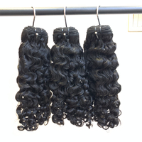 Harga Pabrik Grosir Rambut Manusia Keriting Burma 100% Rambut Mentah Warna Alami Supplier Terlaris Ekstensi Rambut Manusia