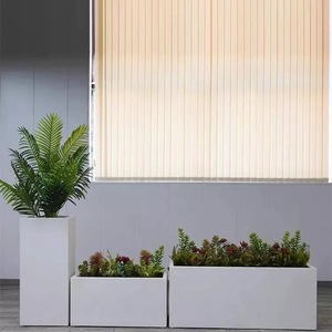 Jardinera Rectangular Larga y Grande, Resistente a la Corrosión, Estilo Moderno Minimalista, para Plantas Verdes, para Balcón o Exterior - Product Image 3