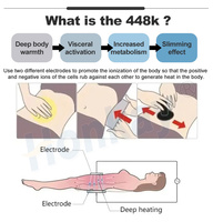 Appareil de thérapie thermique endogène Audiophile Master 448K pour soulager la douleur, la récupération musculaire et le raffermissement de la peau