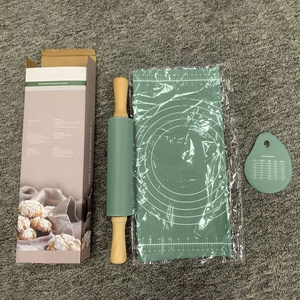 <span class=keywords><strong>Silicone</strong></span> khuôn Pastry <span class=keywords><strong>Baking</strong></span> Mat thiết lập lớn bột phế liệu gỗ cán Pin với lò nướng lót đồ dùng nhà bếp <span class=keywords><strong>Baking</strong></span> & Pastry công cụ - Product Image 6