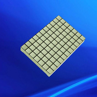 39.9*57.2mm Blanc 11x7 carré Matrice de points 3x4mm