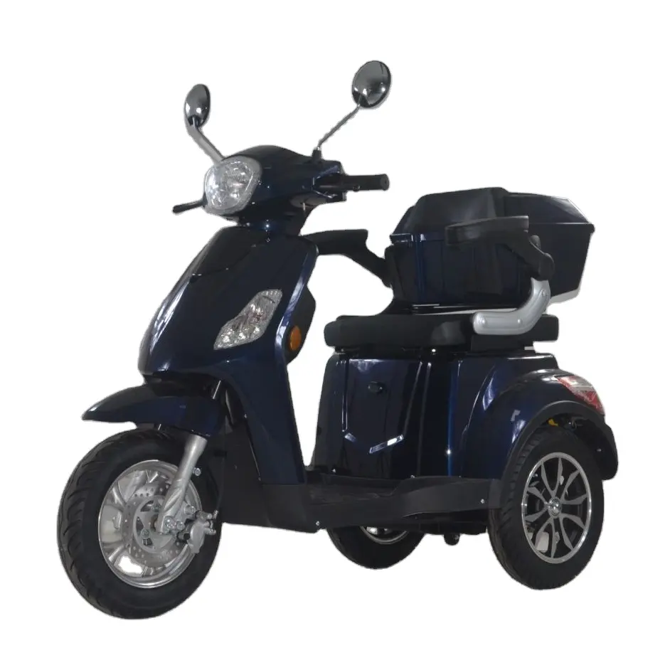 Điện ba bánh xe scooter tính di động Trike 3 bánh xe ba bánh điện cho với lớn phía sau hộp cho người cao tuổi