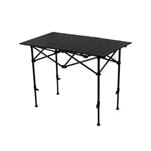 Table pliante d'extérieur Ruida 95x55x50 cm, hauteur réglable, rectangulaire, portable, pour camping, pique-niques, voitures - Product Image 2
