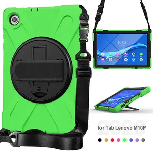 Funda de Silicona Antigolpes para Tablet Lenovo <span class=keywords><strong>Tab</strong></span> <span class=keywords><strong>M10</strong></span> <span class=keywords><strong>Plus</strong></span> <span class=keywords><strong>TB</strong></span>-<span class=keywords><strong>X606F</strong></span> <span class=keywords><strong>TB</strong></span>-X606M con Correa para el Hombro - Product Image 1