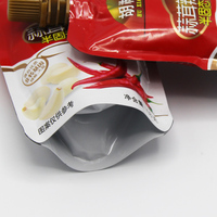Pochette liquide réutilisable imprimée sur mesure avec bec verseur Sachet de sauce chili Emballage de sac