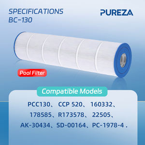 Compatible con Clean and Clear Plus 520, CCP520, PCC130 817-0143, C-7472, FC-1978, 4*130 Sq. Cartucho de Filtro para <span class=keywords><strong>Piscina</strong></span> de 1.5 Metros - Product Image 2