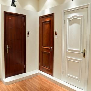 Puerta Interior Moderna de Madera Sólida a Prueba de Balas con Acabado para Baño, Dormitorio y Uso Exterior - Product Image 1