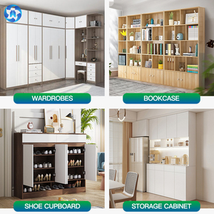 1830x2440 MFC panneau de meubles recouvert de mélamine placage de bois feuille de panneau de décoration murale en bois - Product Image 6