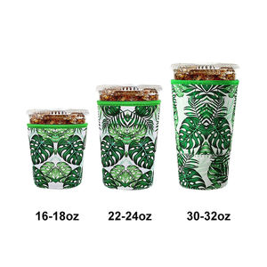 Neopren Stoff Iced Sleeve Kaffee Langlebiger Kaffeetasse halter für 32 Unzen - Product Image 4