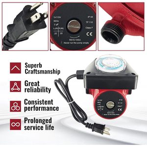 ปั๊มหมุนเวียนน้ำร้อน115V 1/25 HP 3/4 "NPT - Product Image 6