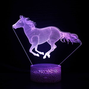Lampada da Tavolo Decorativa a Forma di Cavallo Senya-Pro, Luce LED Calda per Camera da Letto, Soggiorno, Scrivania, Comodino, Arredamento Casa, Regalo - Product Image 6