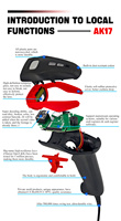 Escáner de código de barras industrial 2D de buena calidad Escáner 3D Mejor compra Impresora de etiquetas térmicas Pistola de escaneo de supermercado de código de barras de mano