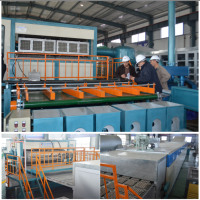 Línea de producción de cajas de bandejas de huevos, máquina de moldeo de pulpa de papel usado para embalaje, Telur Karton Dulang Buah Epal