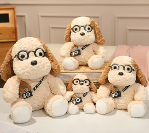 Xinhui Wholesale Glutton Zoo Series Desk Buddies Peluche, Simpatico Cane di Peluche, Bambola Compagna da Scrivania, Giocattolo Gatto, Regalo di Compleanno per Bambini - Product Image 1