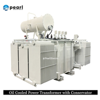 Transformateur de distribution triphasé immergé dans l'huile, conforme à la norme ANSI, Pearl Electric 3000 kVA, 60 Hz, refroidissement ONAN