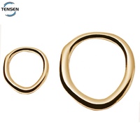 Accesorios de Ropa Interior Resistentes al Óxido, Etiqueta Metálica Personalizada con Nombre Grabado, Anillos Conectores de Aleación de Zinc, Ajustador de Correa de Bikini, Traje de Baño