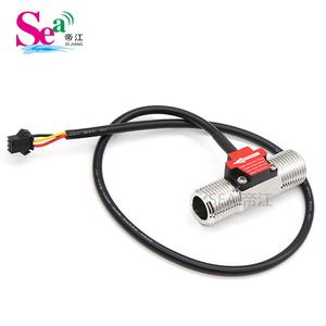 G1/2インチ長ネジステンレス鋼液体流量センサー、パルス出力付き、1-25L/分、給湯器および自動販売機用 - Product Image 3