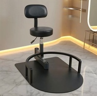 Chaise de barbier à double axe rotatif, réglable en hauteur, rotative à 360 degrés, best-seller, spécialement conçue pour les salons de coiffure